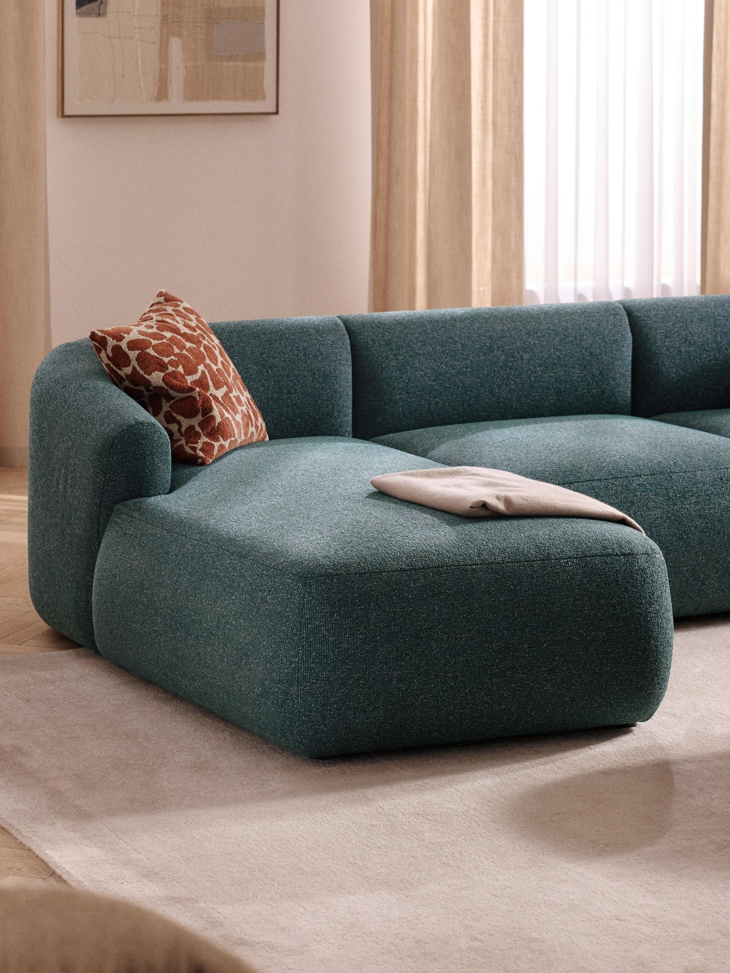 Sofira Bouclé Chaise Corner Module