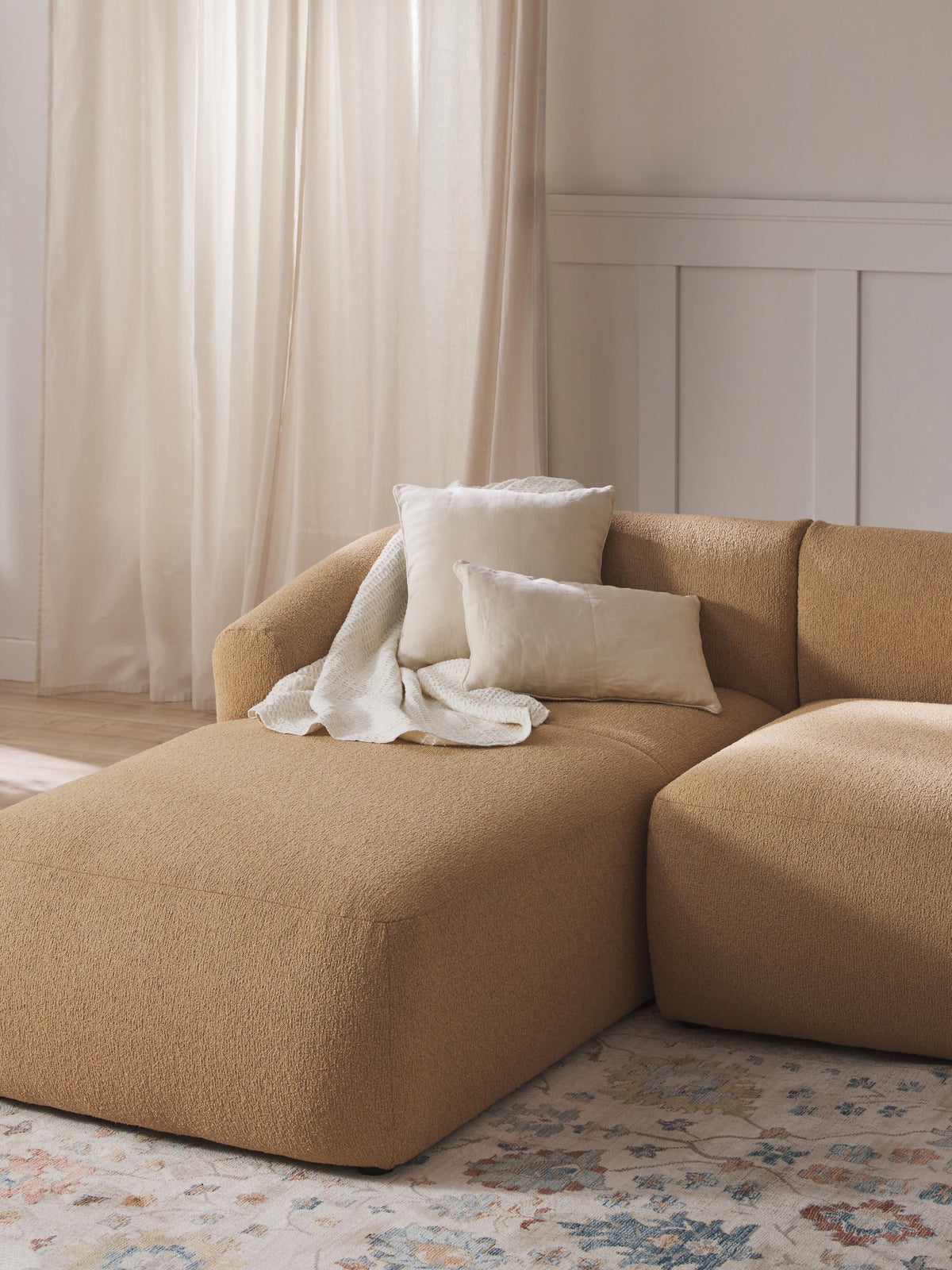 Sofira Bouclé Chaise Corner Module