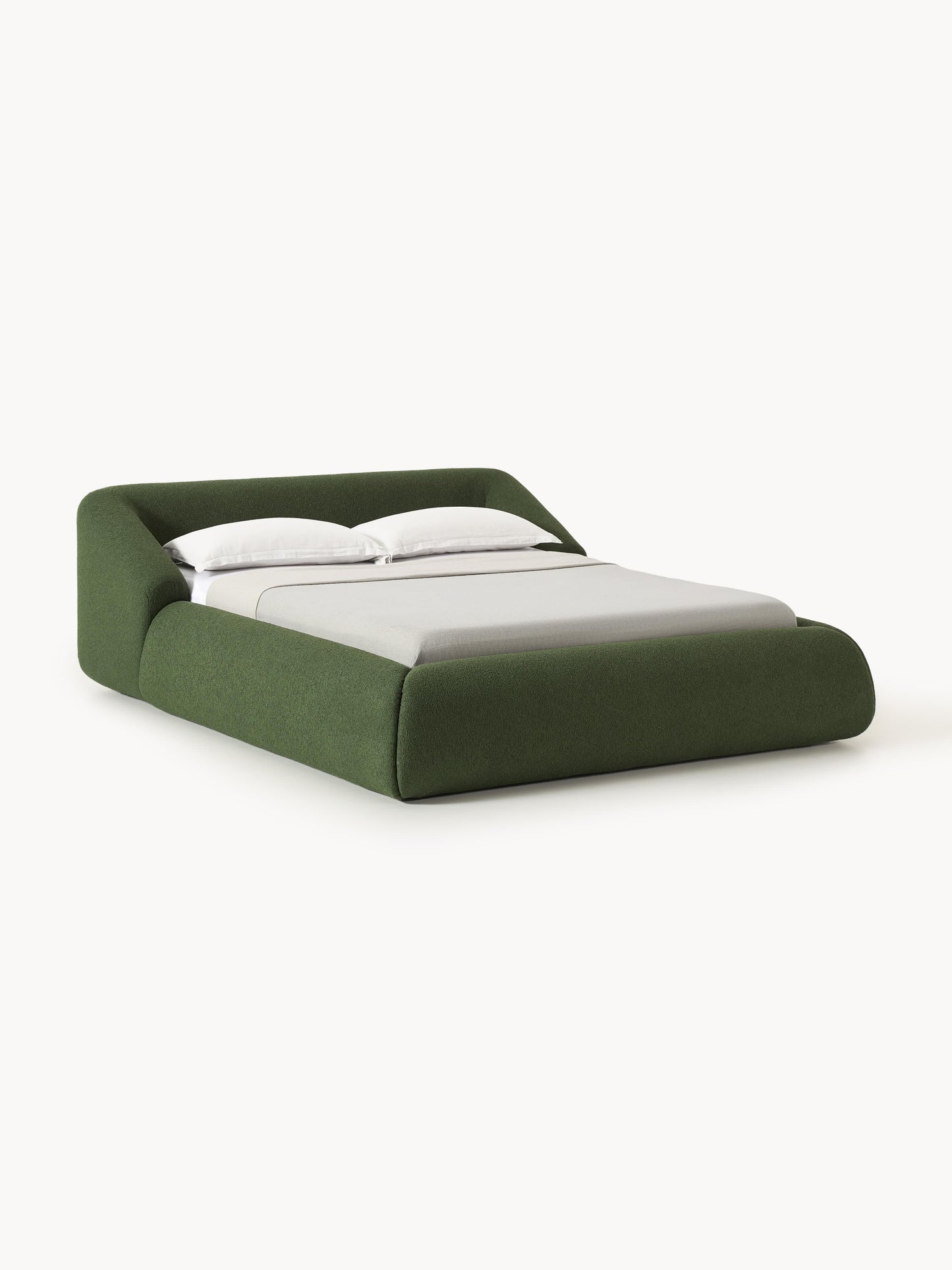 Sofira Bouclé Upholstered Bed