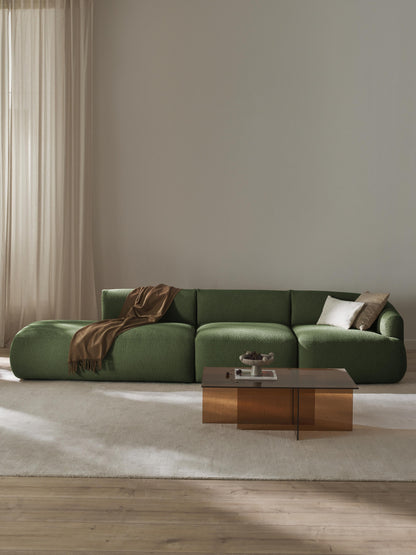 Sofira Modular Bouclé Chaise (2-Seater)