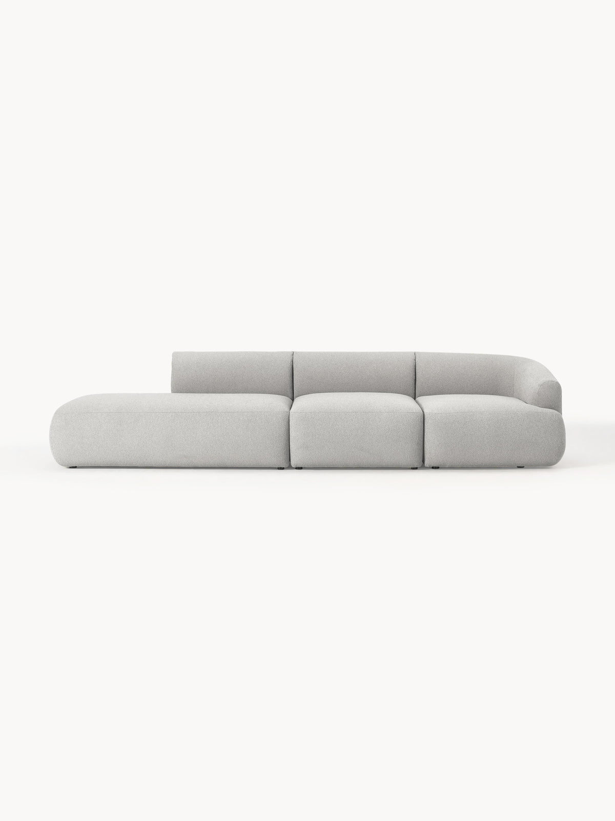 Sofira Modular Bouclé Chaise (2-Seater)