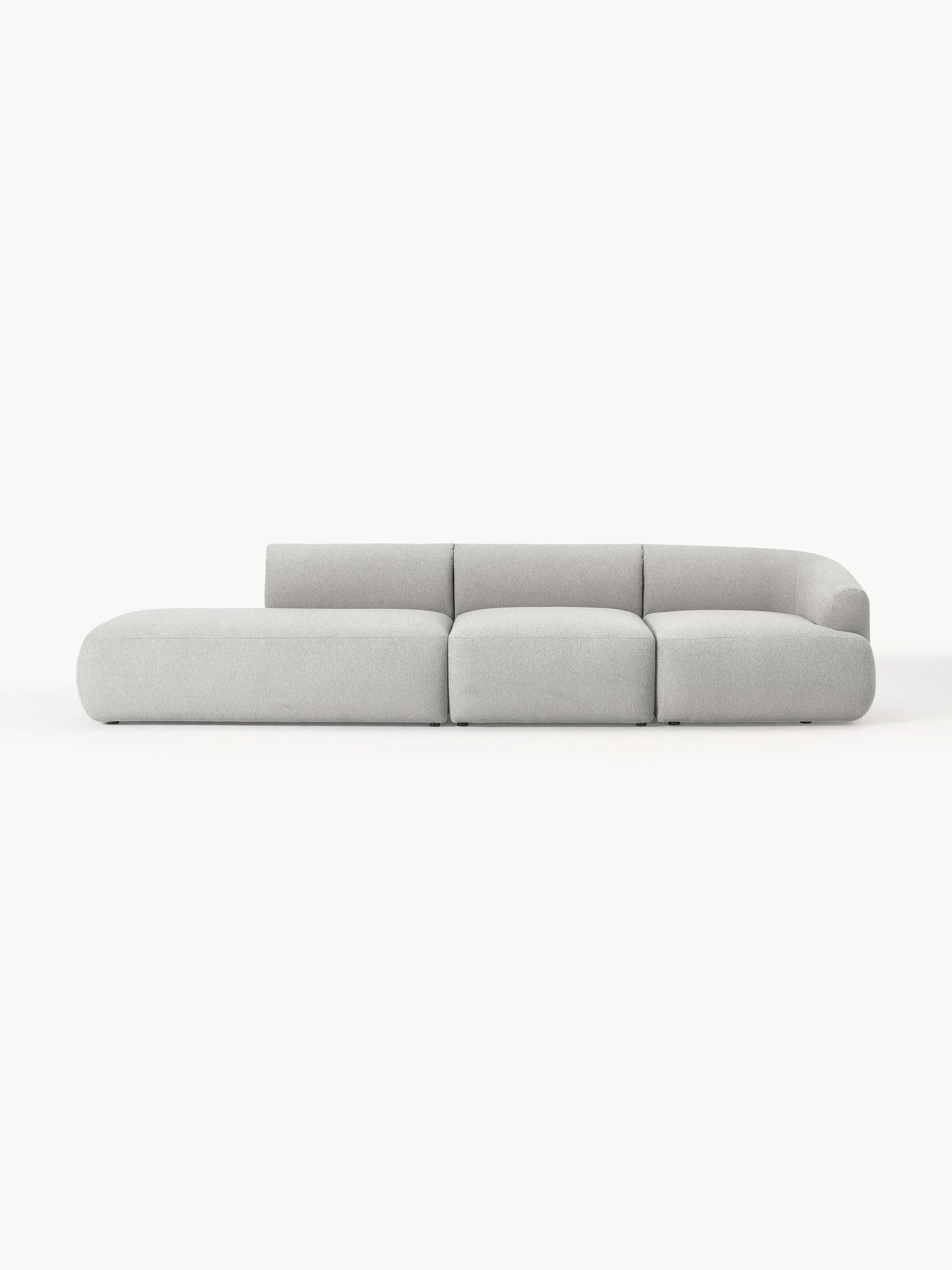 Sofira Modular Bouclé Chaise (2-Seater)