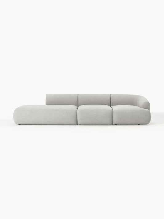 Sofira Modular Bouclé Chaise (2-Seater)