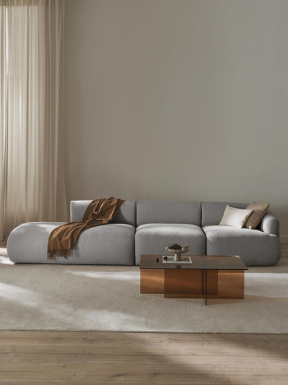 Sofira Modular Bouclé Chaise (2-Seater)