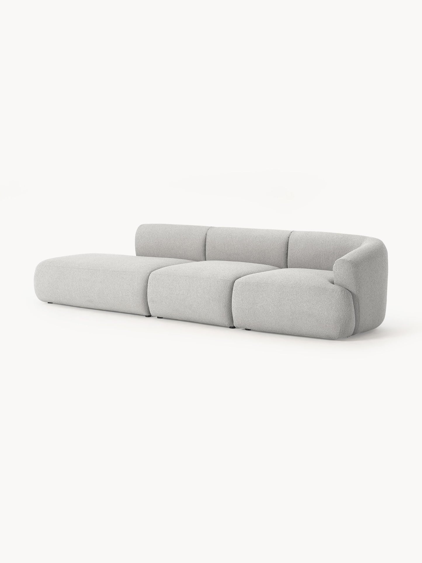 Sofira Modular Bouclé Chaise (2-Seater)