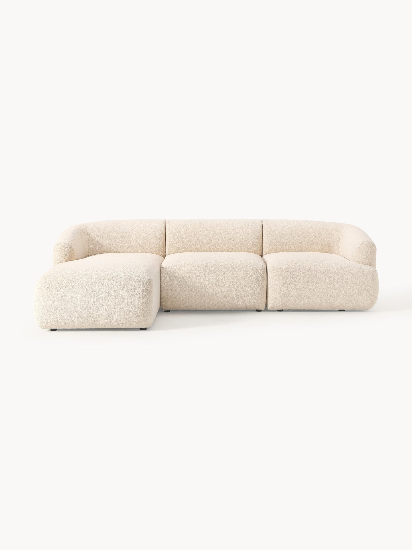 Sofira Modular Bouclé Corner Sofa (3-Seater)