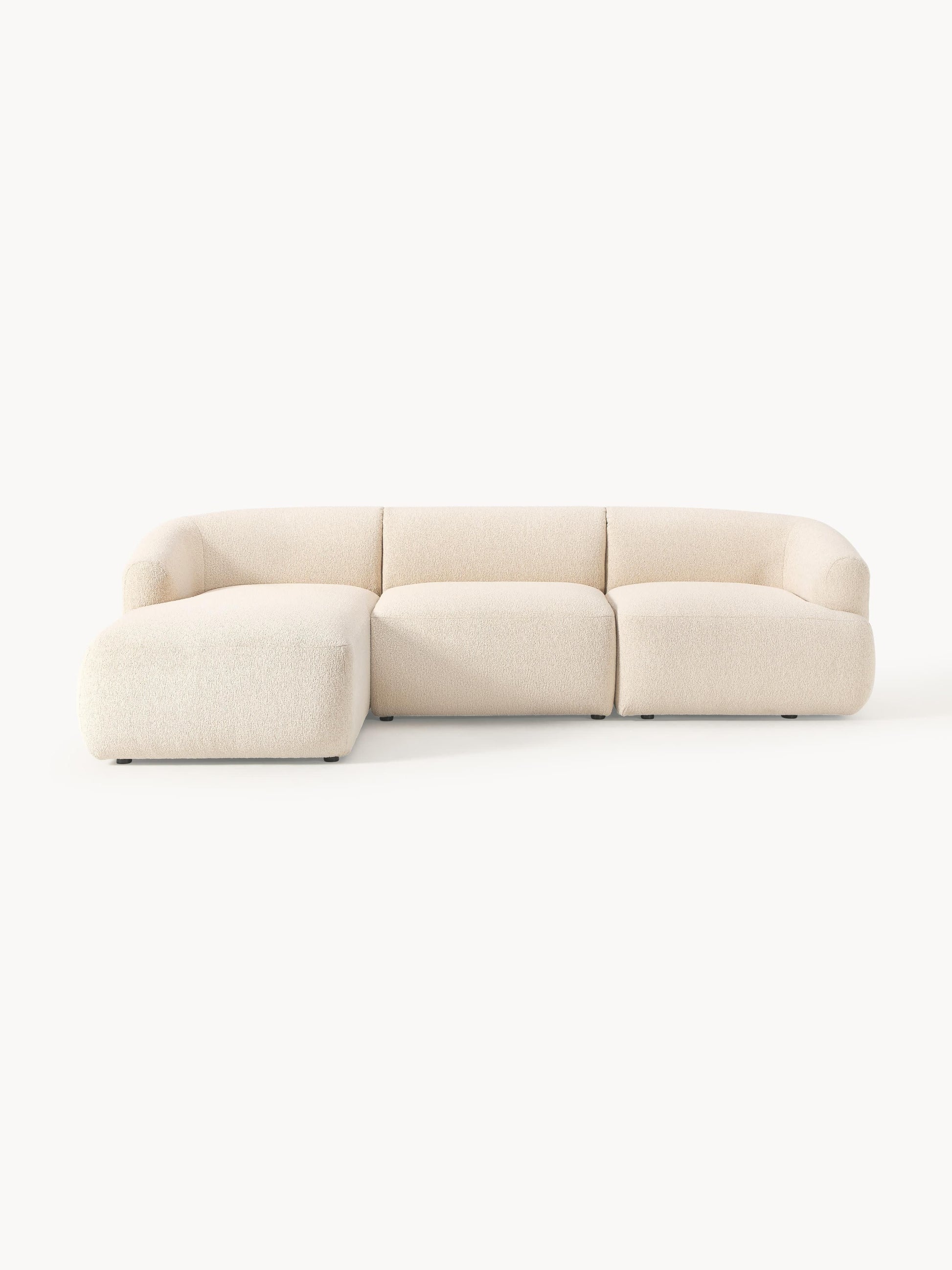 Sofira Modular Bouclé Corner Sofa (3-Seater)