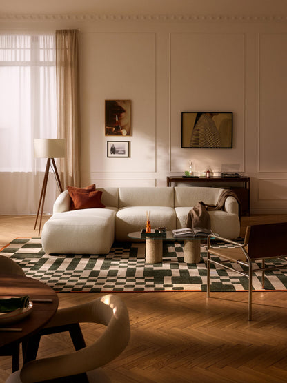 Sofira Modular Bouclé Corner Sofa (3-Seater)