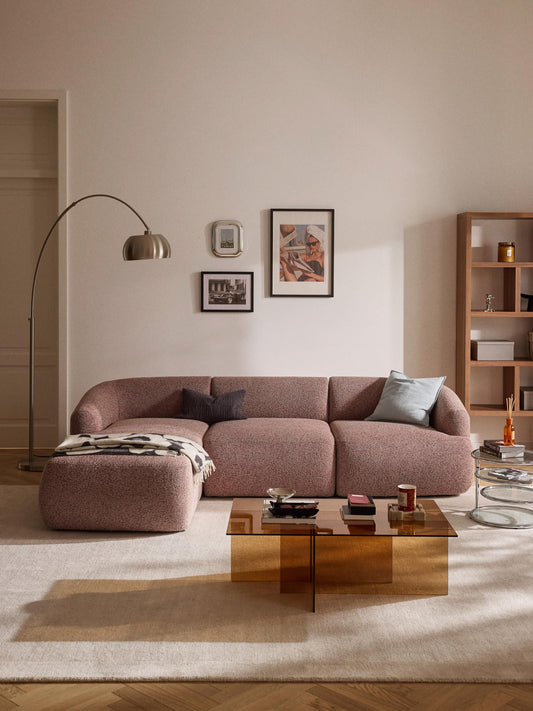 Sofira Modular Bouclé Corner Sofa (3-Seater)