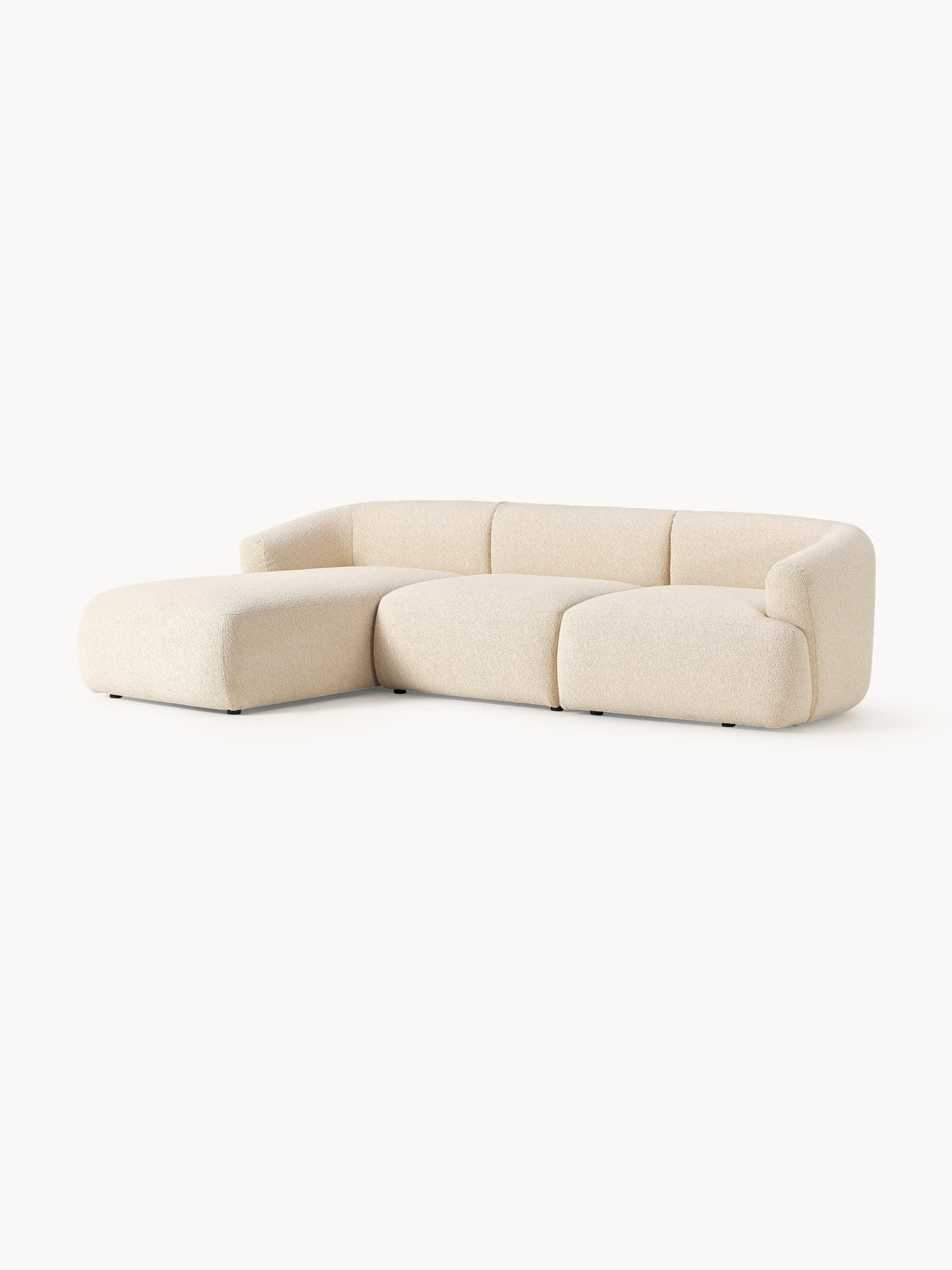 Sofira Modular Bouclé Corner Sofa (3-Seater)