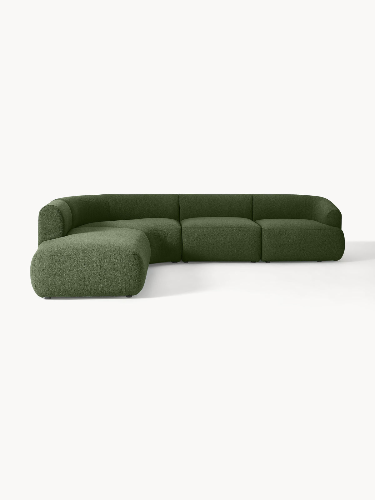 Sofira Modular Bouclé Corner Sofa (4-Seater)