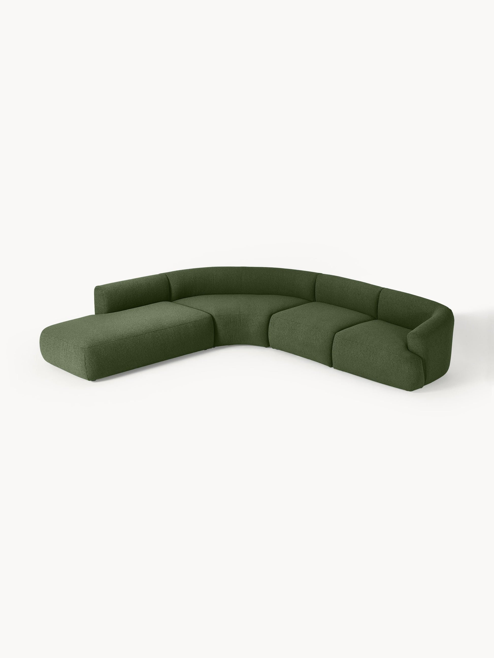 Sofira Modular Bouclé Corner Sofa (4-Seater)
