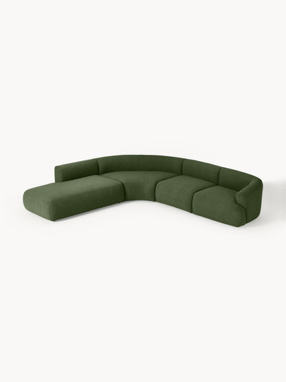 Sofira Modular Bouclé Corner Sofa (4-Seater)