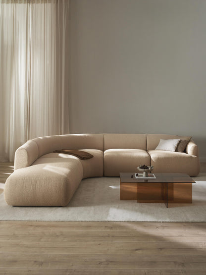 Sofira Modular Bouclé Corner Sofa (4-Seater)