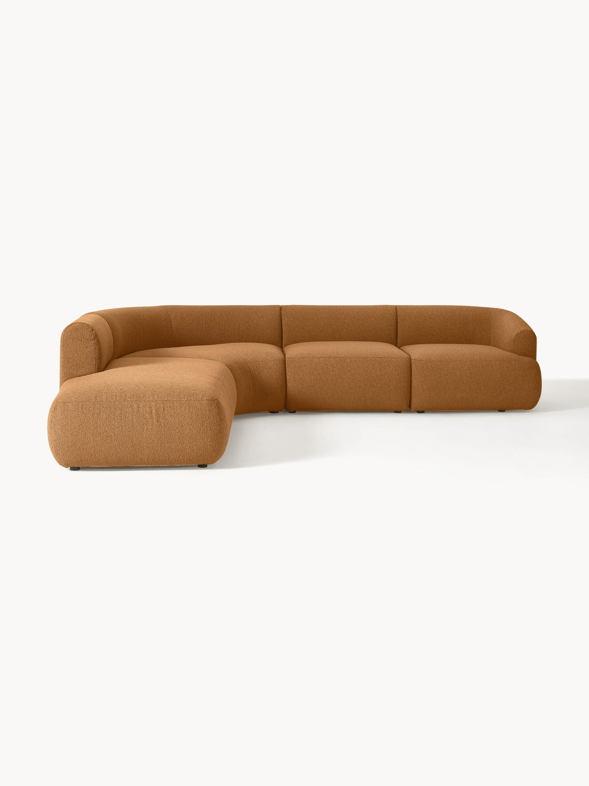 Sofira Modular Bouclé Corner Sofa (4-Seater)