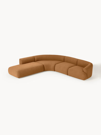 Sofira Modular Bouclé Corner Sofa (4-Seater)
