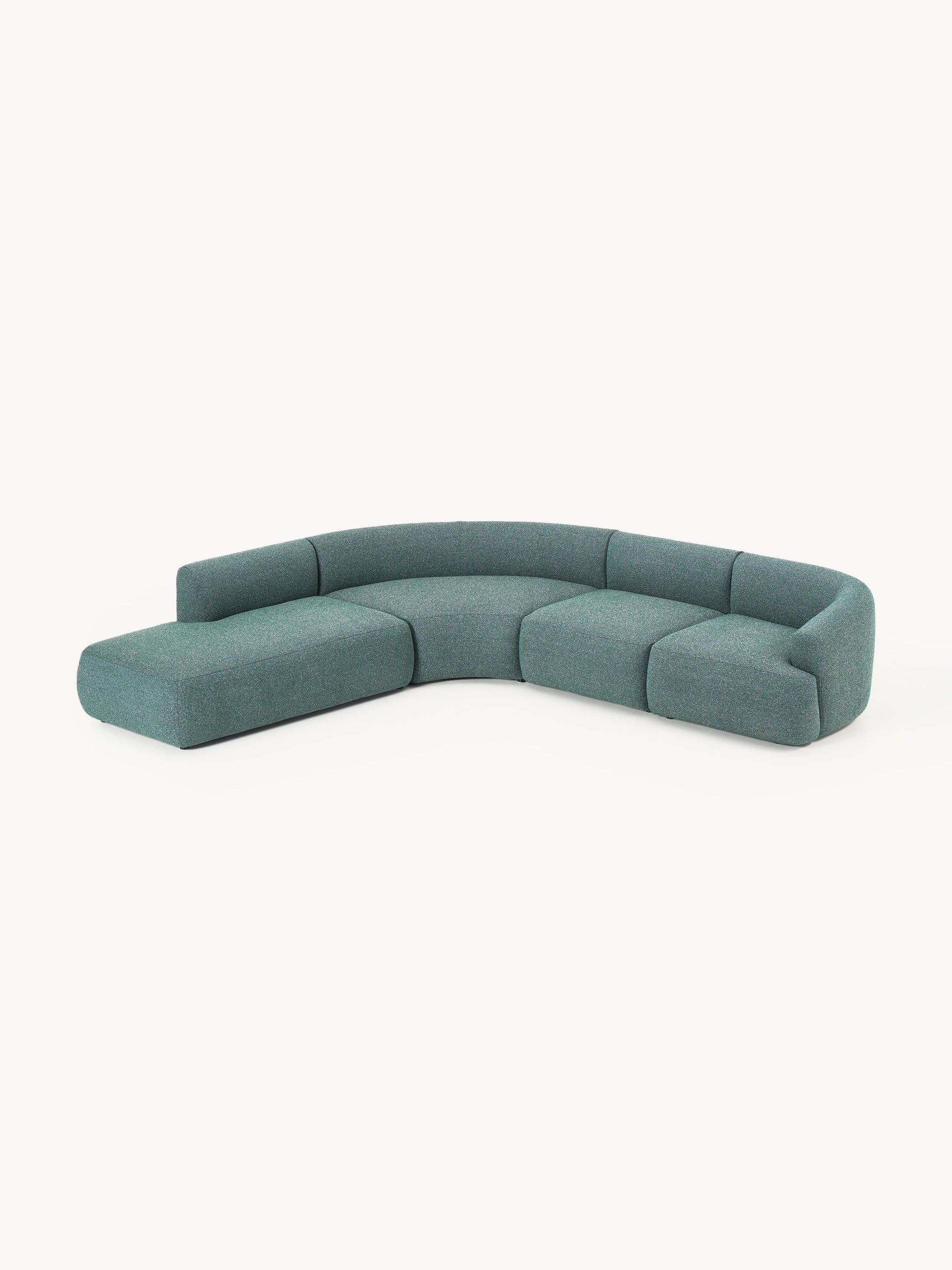 Sofira Modular Bouclé Corner Sofa (4-Seater)