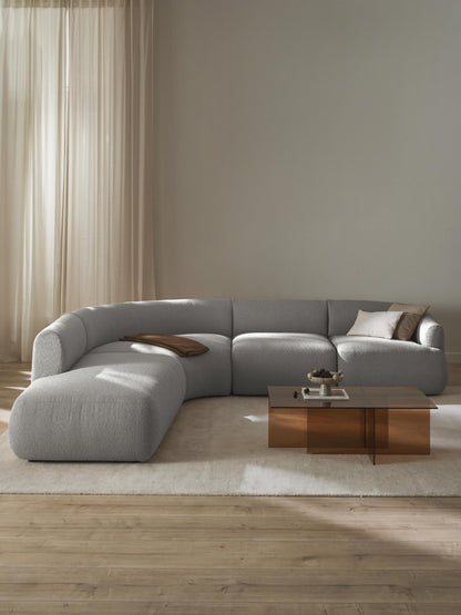Sofira Modular Bouclé Corner Sofa (4-Seater)