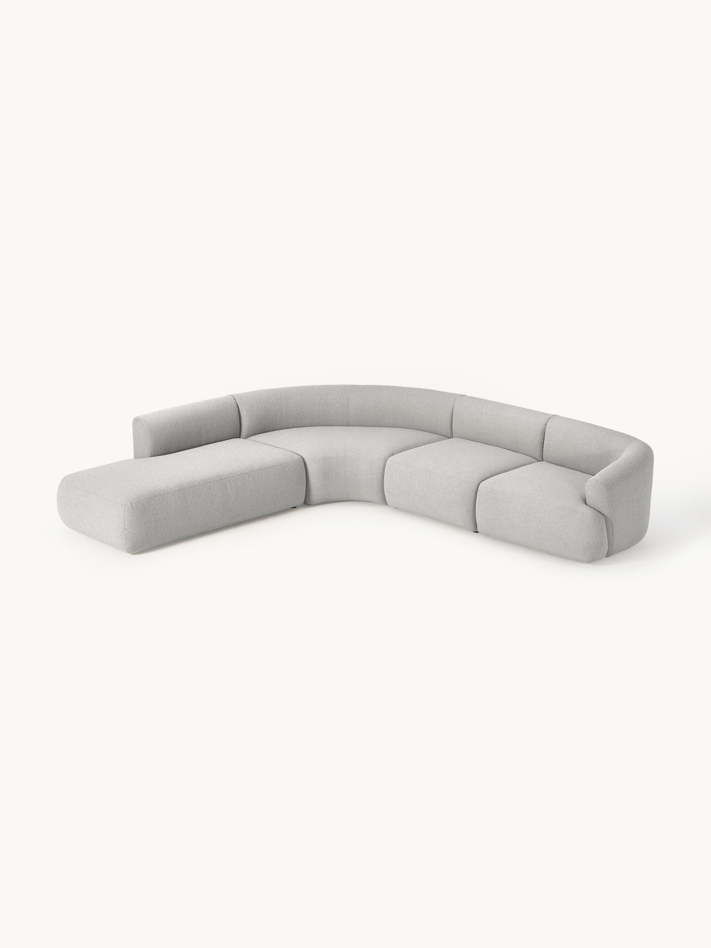 Sofira Modular Bouclé Corner Sofa (4-Seater)