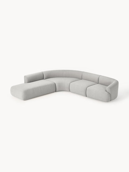 Sofira Modular Bouclé Corner Sofa (4-Seater)