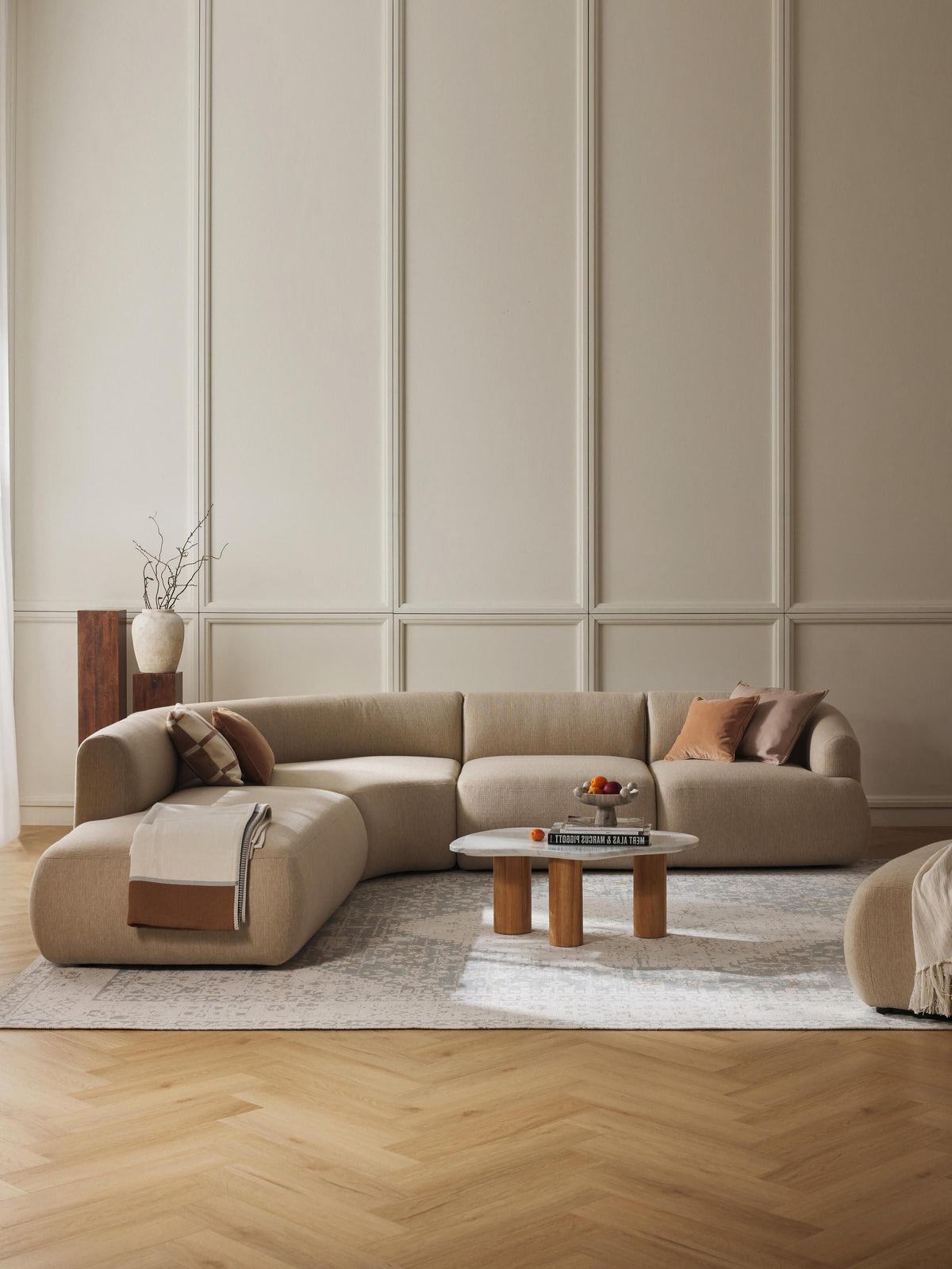 Sofira Modular Corner Sofa (4-Seater)