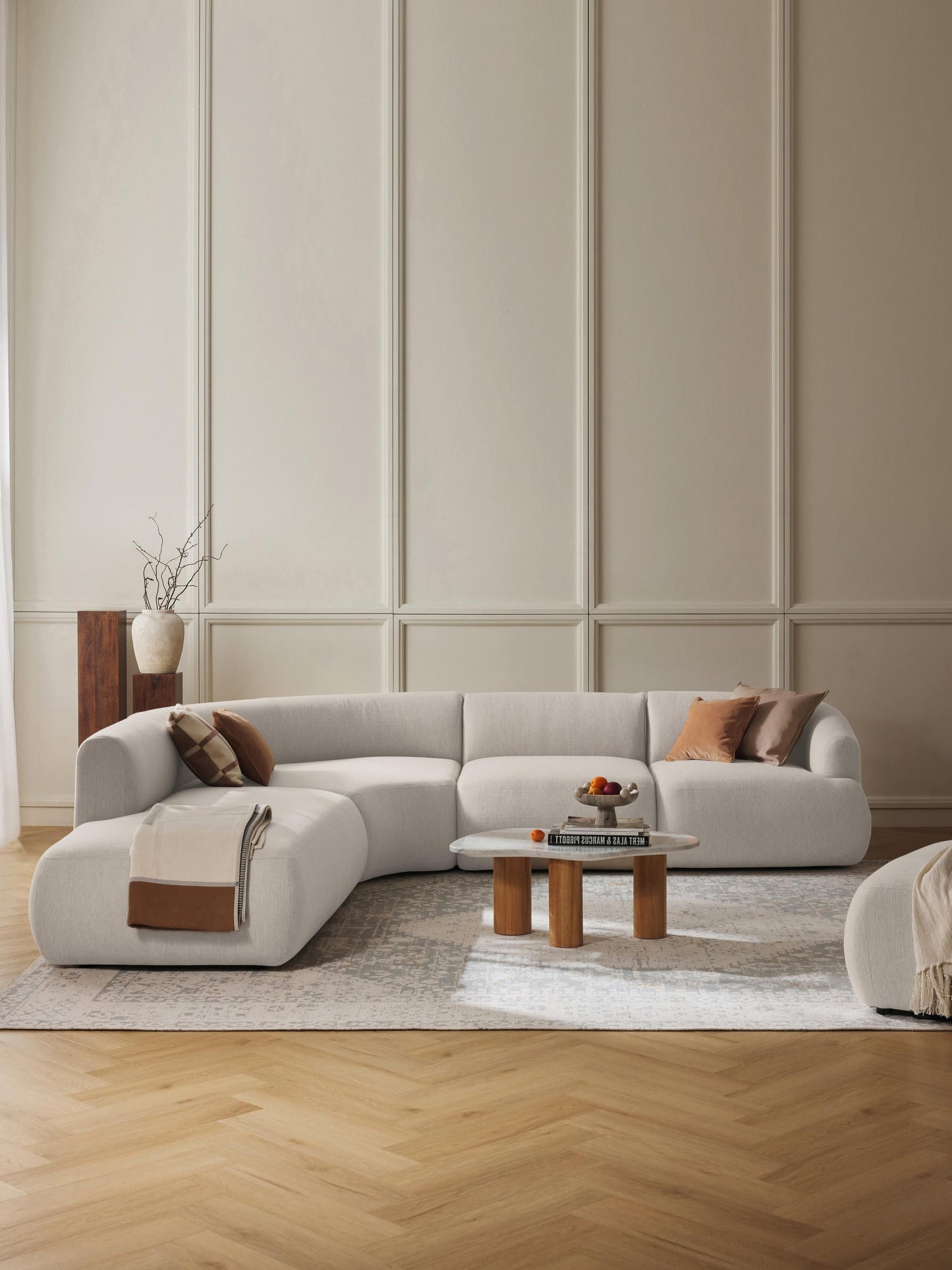 Sofira Modular Corner Sofa (4-Seater)