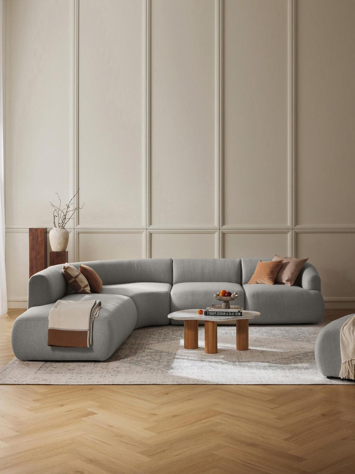 Sofira Modular Corner Sofa (4-Seater)