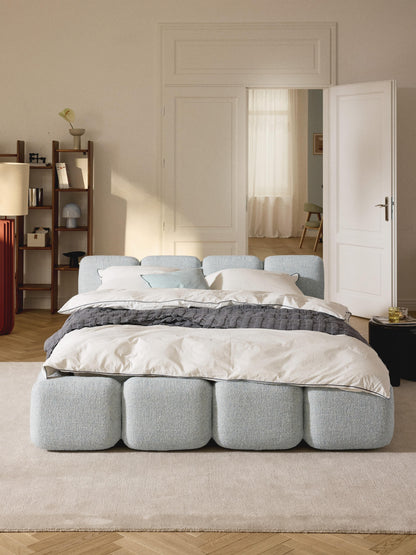 Taylin Upholstered Bed in Bouclé