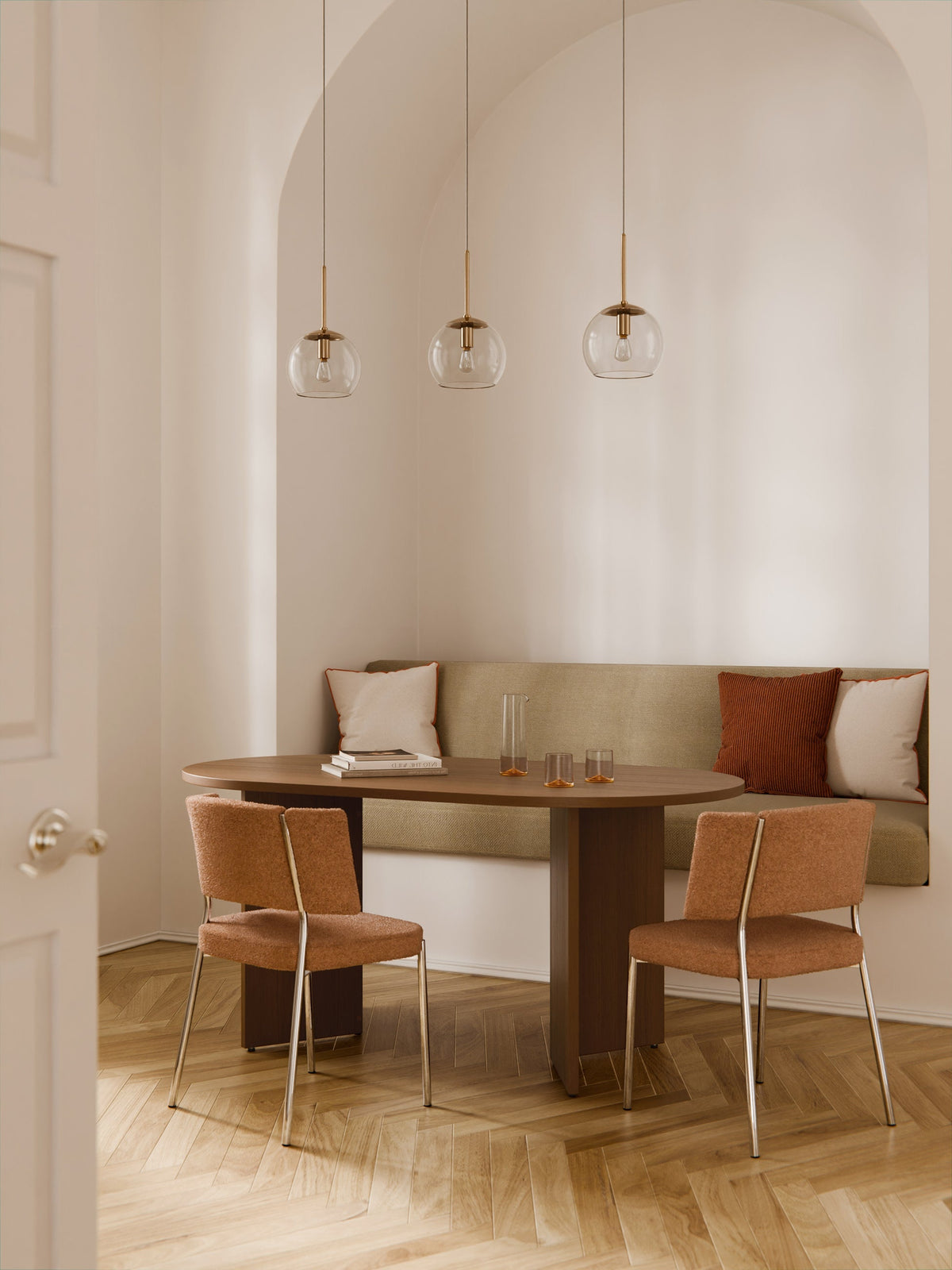 Tonia Oval Wooden Dining Table, in Various Sizes