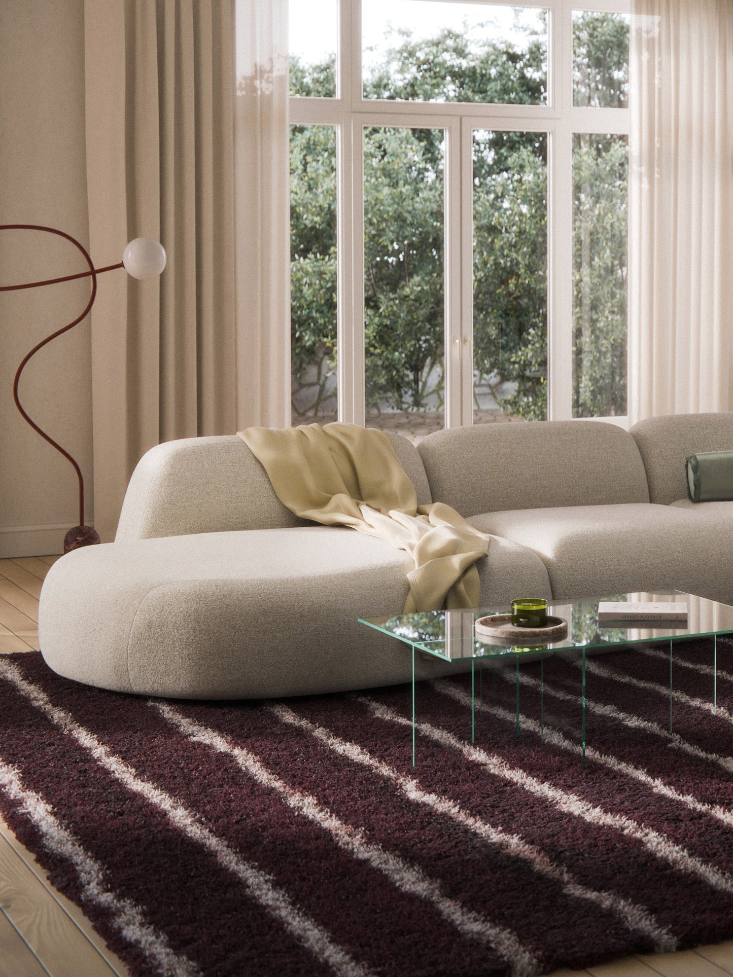 Wolka Bouclé Chaise Module