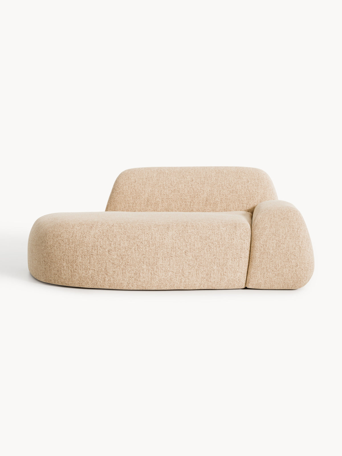 Wolka Bouclé Sofa (2-Seater) with Chaise Longue