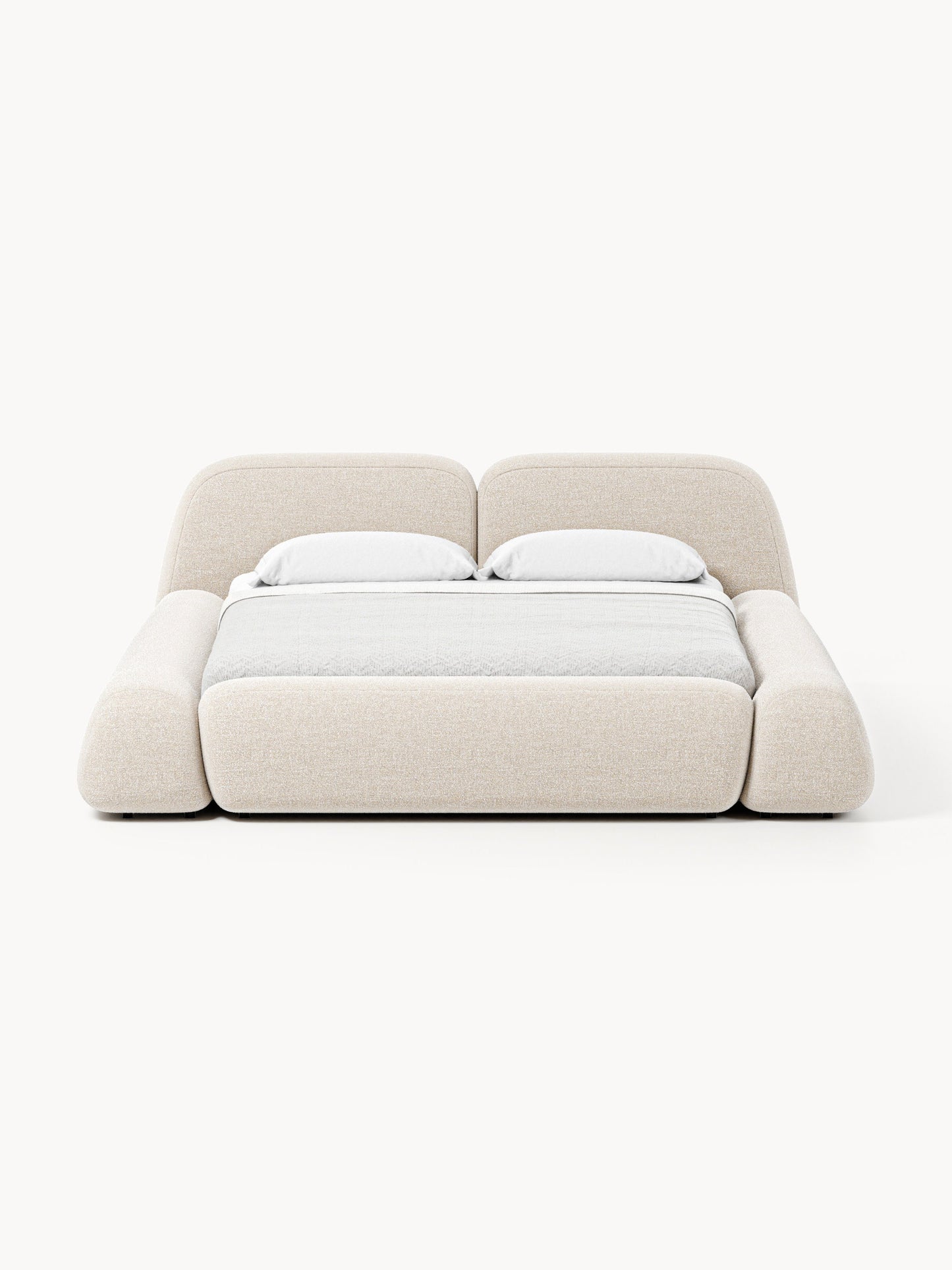 Wolka Bouclé Upholstered Bed