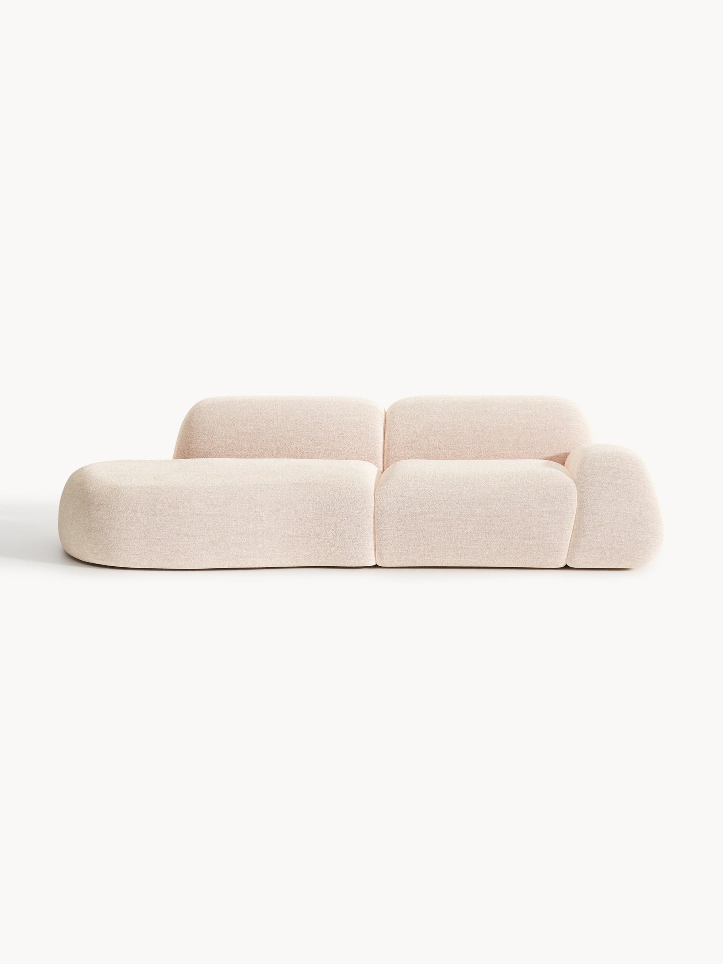 Wolka Modular Bouclé Chaise (3-Seater)