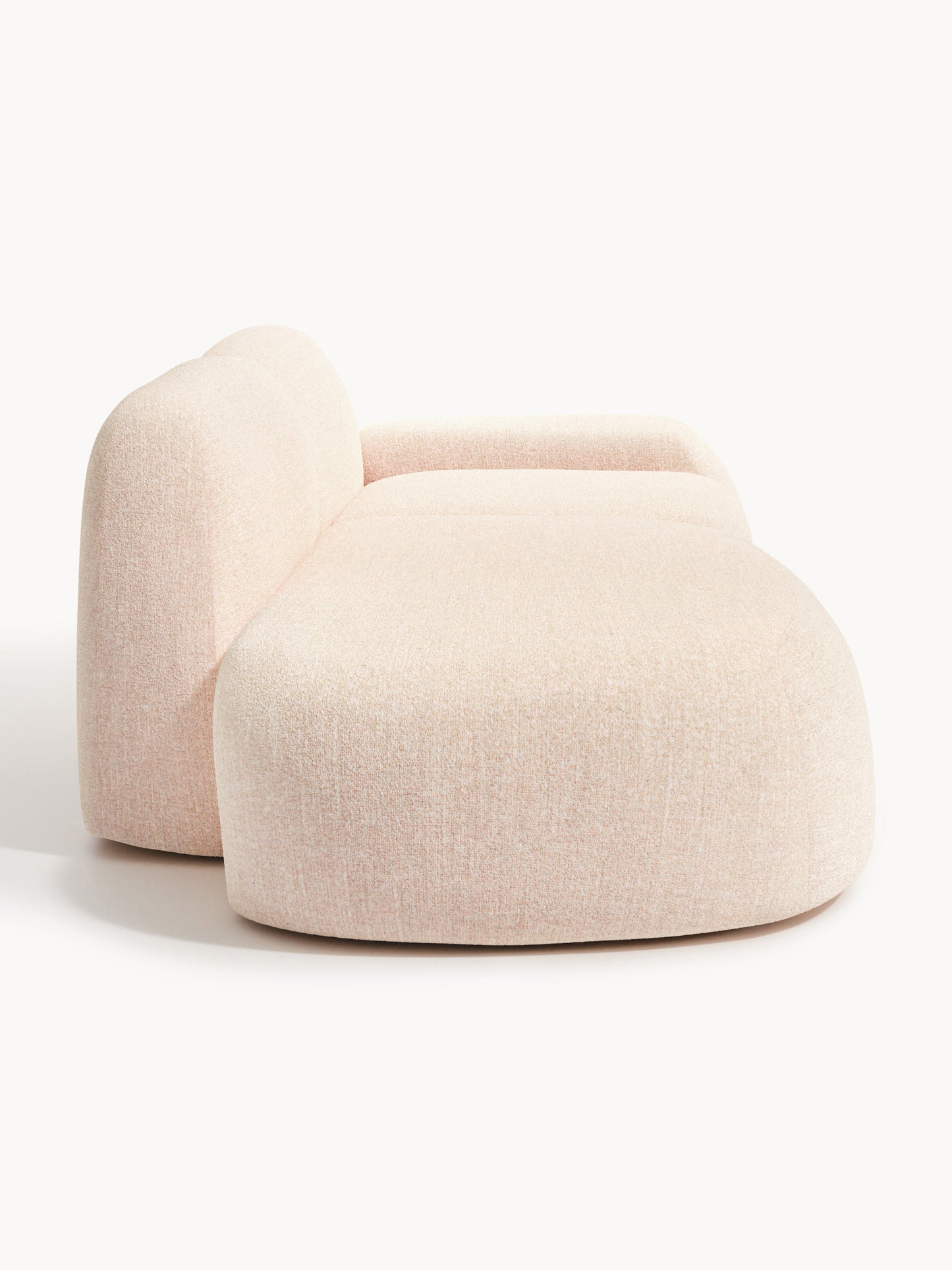 Wolka Modular Bouclé Chaise (3-Seater)