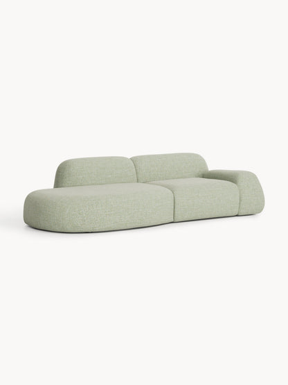 Wolka Modular Bouclé Chaise (3-Seater)