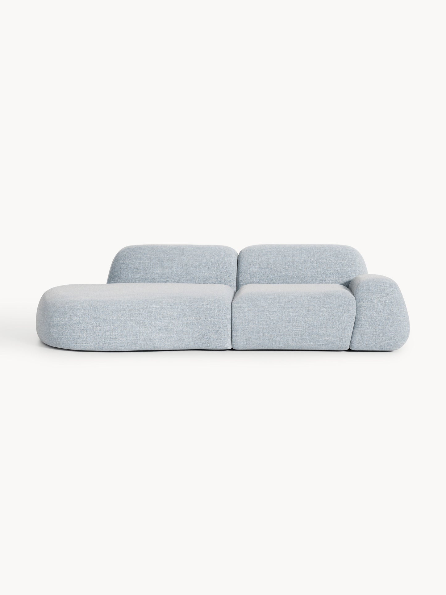 Wolka Modular Bouclé Chaise (3-Seater)