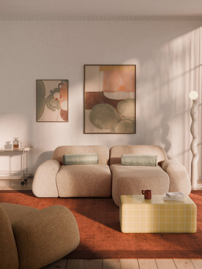 Wolka Modular Bouclé Corner Sofa (3-Seater)
