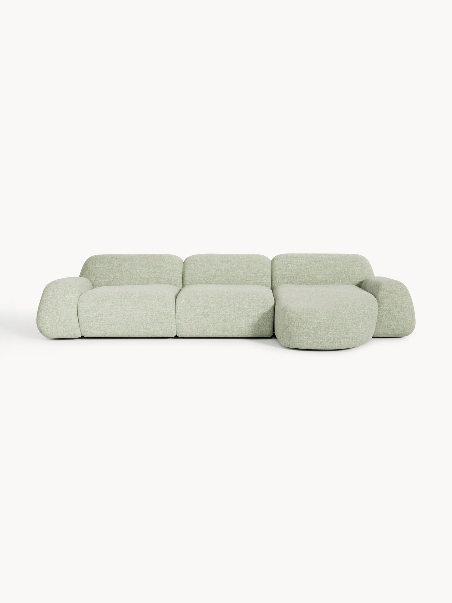 Wolka Modular Bouclé Corner Sofa (4-Seater)
