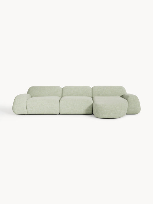 Wolka Modular Bouclé Corner Sofa (4-Seater)