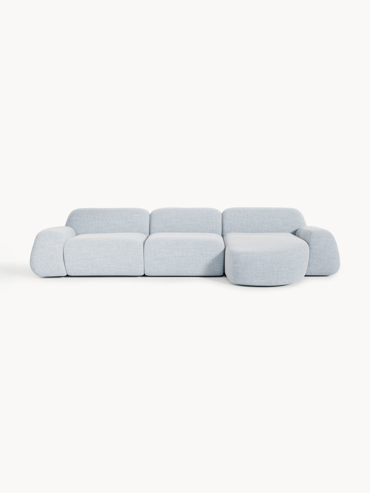 Wolka Modular Bouclé Corner Sofa (4-Seater)