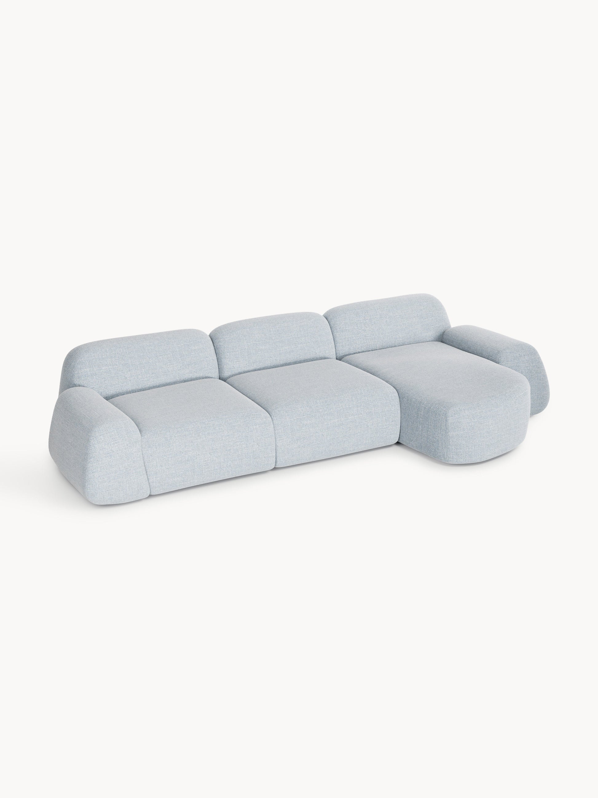 Wolka Modular Bouclé Corner Sofa (4-Seater)
