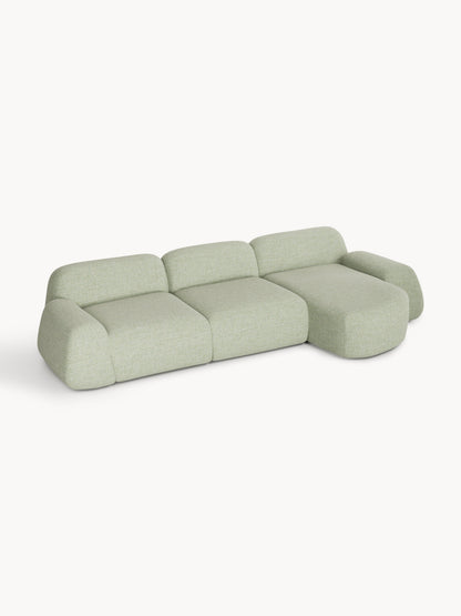 Wolka Modular Bouclé Corner Sofa (4-Seater)