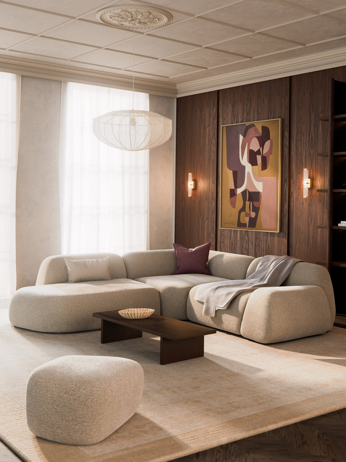 Wolka Modular Corner Sofa (4-Seater) with Chaise Longue