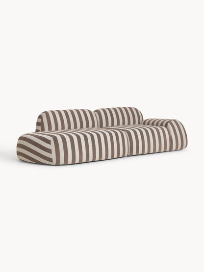 Wolka Modular Striped Sofa (3-Seater)