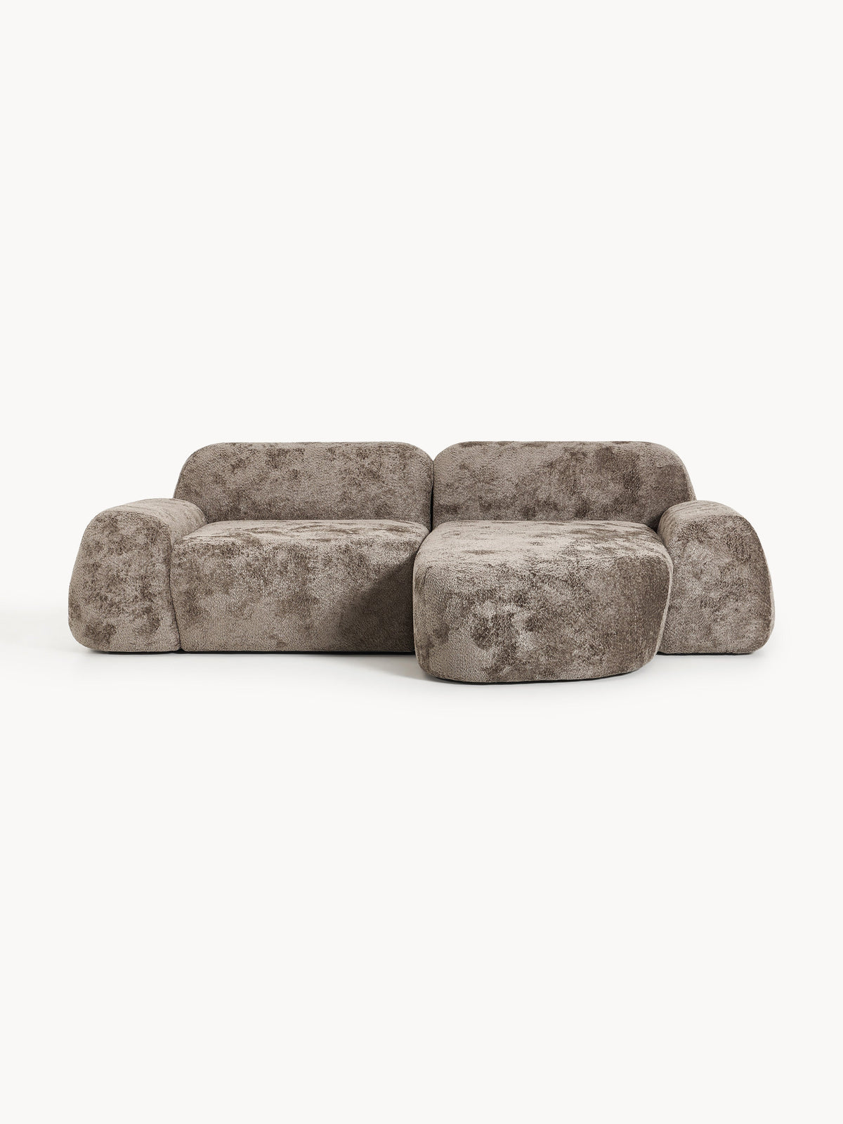Wolka Modular Teddy Bouclé Corner Sofa (3-Seater)