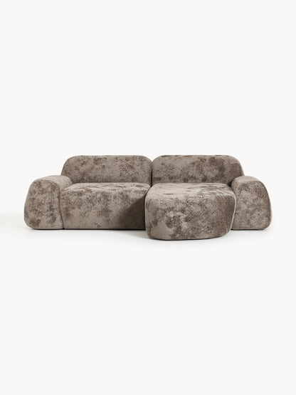 Wolka Modular Teddy Bouclé Corner Sofa (3-Seater)