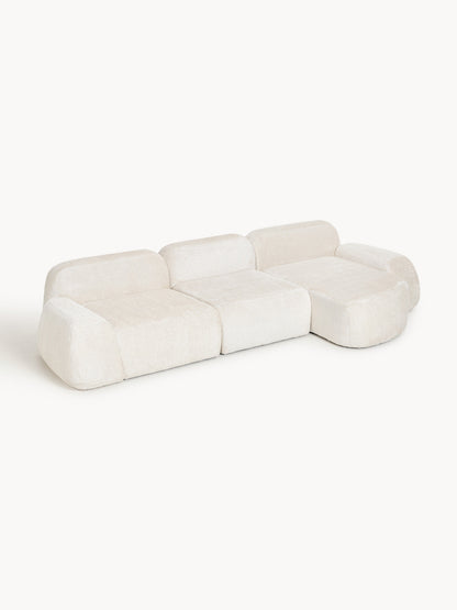 Wolka Modular Teddy Bouclé Corner Sofa (4-Seater)