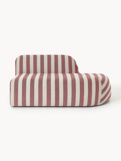 Wolka Striped Chaise Module