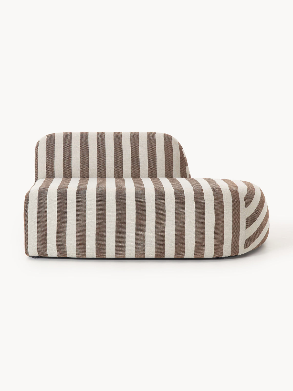 Wolka Striped Chaise Module