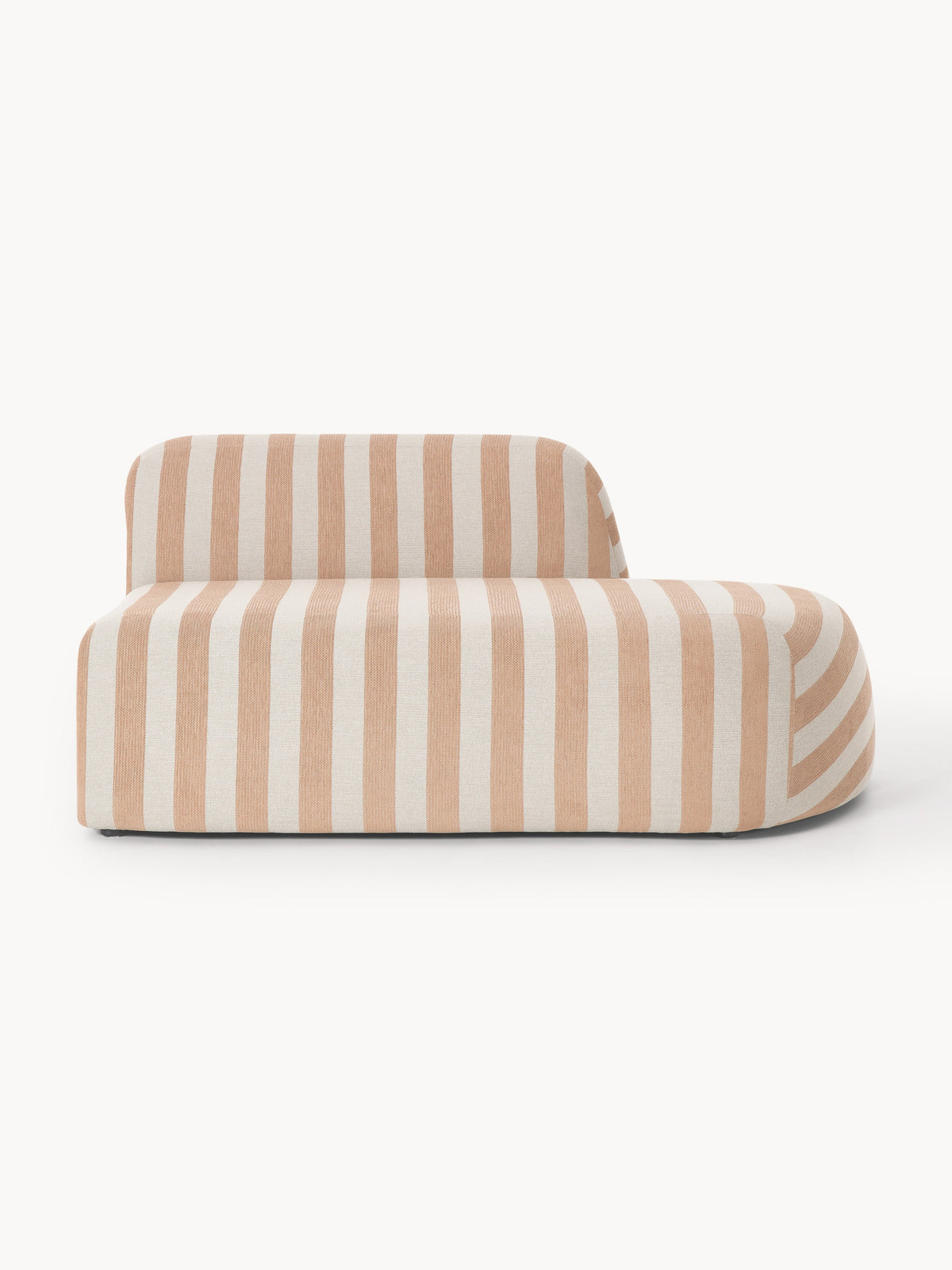 Wolka Striped Chaise Module